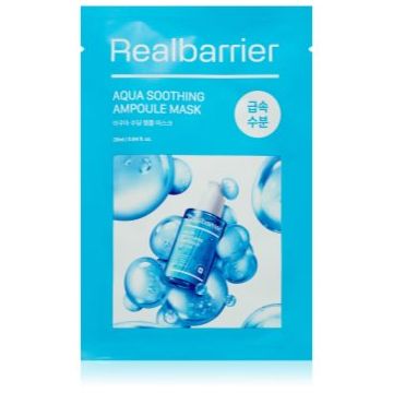 Real Barrier Aqua Soothing Ampoule Mask mască textilă calmantă