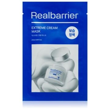 Real Barrier Extreme Cream Mask mască textilă calmantă pentru o hidratare intensa