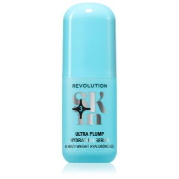 Revolution Skincare Happy Hydrate Ultra Plump Hyaluronic Acid Hydrating Serum ser cu hidratare intensă