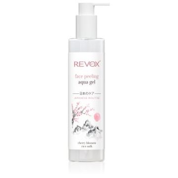 Revox B77 Japanese Routine Face Peeling Aqua Gel curatare usoara dupa exfoliere faciale