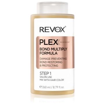 Revox B77 PLEX Bond Multiply Formula. Step 1 Ingrijire protectoare pentru par degradat sau tratat chimic