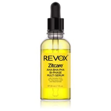 Revox B77 Zitcare AHA BHA PHA Bi-Phase Multi Serum ser bifazic pentru netezirea și matifierea tenului