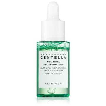 SKIN1004 Madagascar Centella Tea-Trica Relief Ampoule ser facial calmant pentru ten acneic
