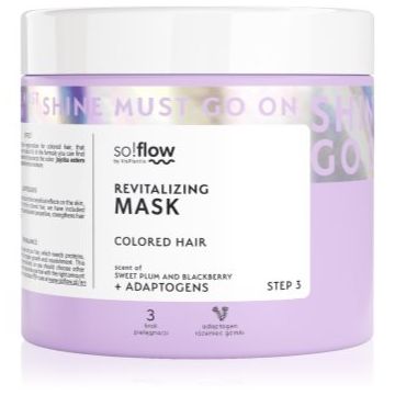 so!flow Coloured Hair Revitalizing Mask Masca revitalizanta intensivă pentru păr vopsit