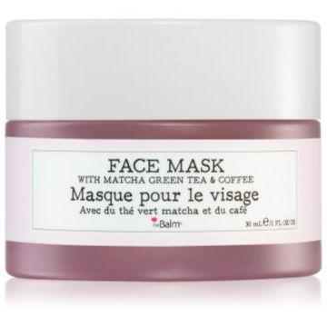 theBalm To The Rescue® Matcha Green Tea & Coffee masca faciala intensiv hidratanta cu ceai verde