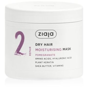 Ziaja Plant Essentials Pomegranate Masca hidratanta par pentru par uscat