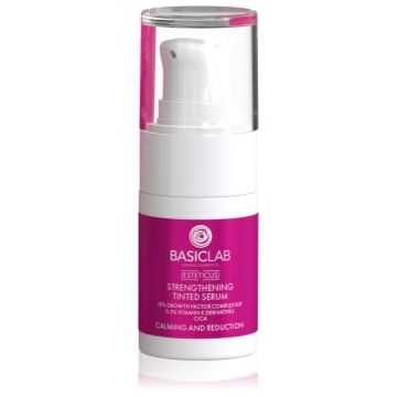 BasicLab Dermocosmetics Esteticus ser nuanțator împotriva roșeții tenului