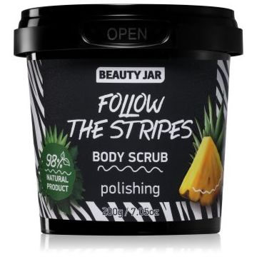 Beauty Jar Follow The Stripes exfoliant pentru corp cu ulei de cocos