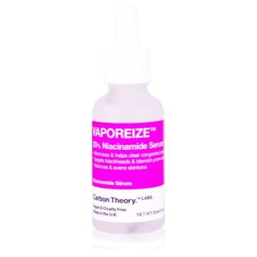 Carbon Theory Vaporeize 20% Niacinamide Serum ser facial cu niacinamidă și zinc