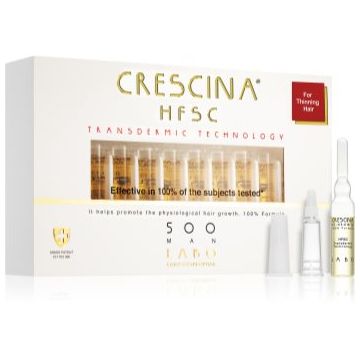 Crescina Transdermic 500 Re-Growth tratament pentru stimularea creșterii părului pentru barbati
