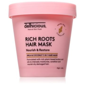 delhicious RICH ROOTS Nourishing Hair Mask masca de par hranitoare 3 in 1