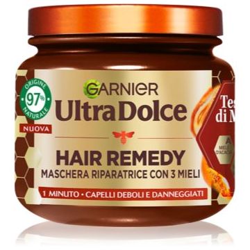 Garnier Ultra Doux Honey Treasures masca pentru regenerare pentru par deteriorat