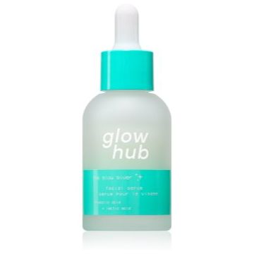 Glow Hub The Glow Giver ser facial cu efect iluminator cu acid glicolic