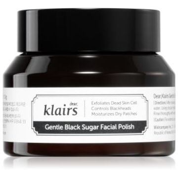 Klairs Gentle Black Sugar Facial Polish exfoliere si hidratare faciala