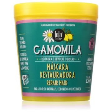 Lola Cosmetics Camomila masca pentru regenerare cu musetel