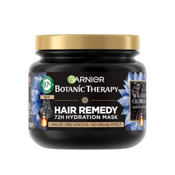 Masca pentru par Magnetic Charcoal Botanic Therapy , 340ml, Garnier