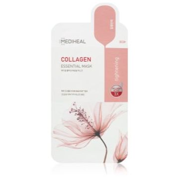 MEDIHEAL Essential Mask Collagen mască textilă hidratantă cu colagen