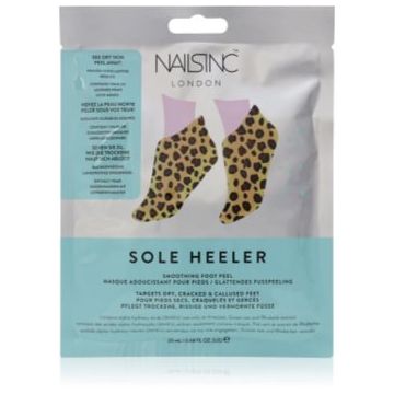 Nails Inc. Sole Heeler masca exfolianta pentru picioare