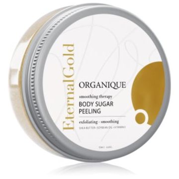 Organique Eternal Gold Smoothing Therapy exfoliant din zhar pentru netezire cu particule stralucitoare