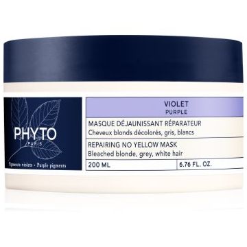 Phyto Violet Repairing No Yellow Mask masca pentru regenerare pentru parul blond cu suvite