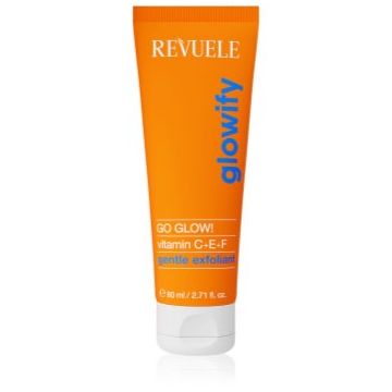 Revuele Glowify Go Glow! crema delicata pentru exfoliere pentru o piele mai luminoasa
