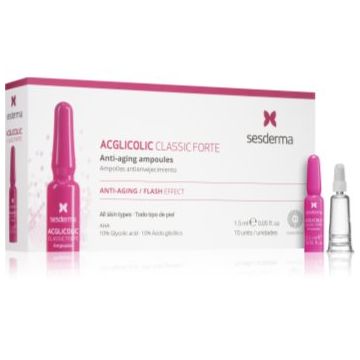 Sesderma Acglicolic Classic Forte Facial ser hidratant si impotriva ridurilor Cu AHA Acizi