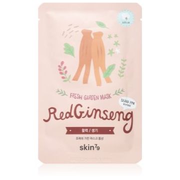 Skin79 Fresh Garden Red Ginseng mască textilă revitalizantă cu ginseng