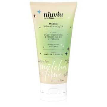 so!flow Matcha Time Strengthening Hair Mask Masca intens hrănitoare pentru parul deteriorat si fragil