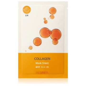 The Saem Bio Solution Collagen Masca facelift intens și de strălucire