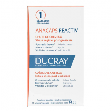 Anacaps Reactiv, 30 capsule, Ducray