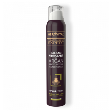 Balsam-spuma hidratant cu argan, 200ml, Gerovital