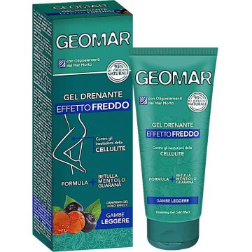 Gel drenant si racoritor anticelulita, 200ml, Geomar