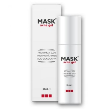 Gel pentru tratamentul comedoanelor inchise si deschise Mask, 30 ml, Meditrina