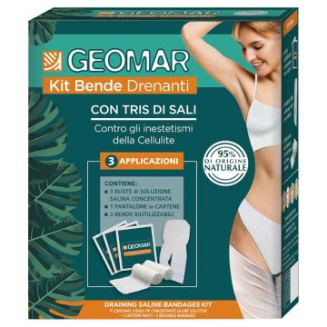 Kit anticelulita cu bandaje saline drenante, Geomar