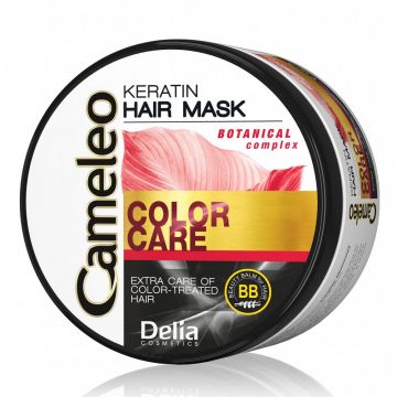 Masca pentru par deteriorat Keratin Cameleo, 200ml, Delia Cosmetics