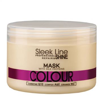 Masca pentru par vopsit Colour , 250ml, Sleek Line
