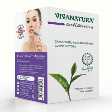 Pachet antiacneic pentru ten cu imperfectiuni, 1 bucata, VivaNatura