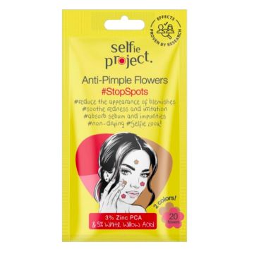 Plasturi impotriva cosurilor Anti-Pimple Flowers, 20 bucati, Selfie Project