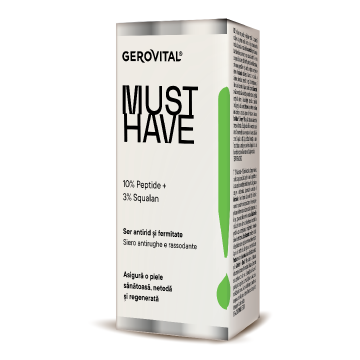 Ser antirid si fermitate 10% Peptide Must Have, 30 ml, Gerovital Must Have