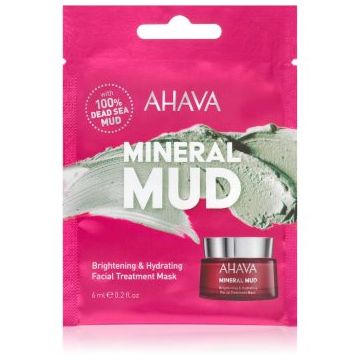 AHAVA Mineral Mud masca pentru albirea tenului cu efect de hidratare
