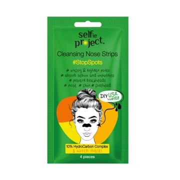 Benzi de curatare pentru nas, 4 bucati, Selfie Project