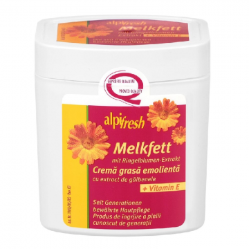 Crema cu galbenele si Vitamina E, 250 ml, Alpifresh