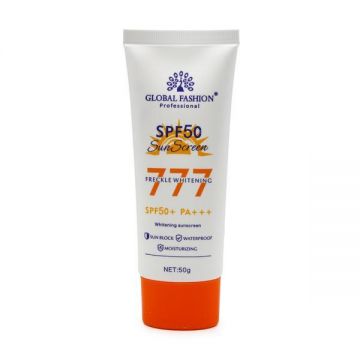 Cremă de protecție solară, Global Fashion, SPF 50+ PA+++, 50 g