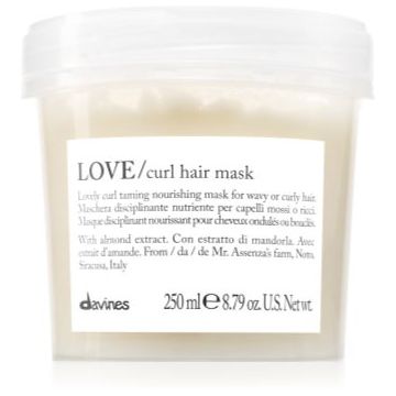 Davines Love Curl Hair Mask Masca intens hrănitoare pentru păr creț
