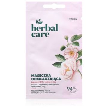 Farmona Herbal Care Coenzyme Q10 & Rose flower mască textilă fortifiantă