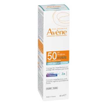 Fluid de protectie solara anti-imperfectiuni SPF50, 40ml, Avene