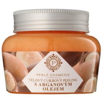 Green Idea Perlé Cosmetic exfoliant din zahar cu ulei de argan