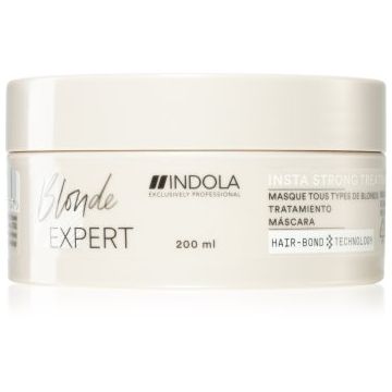 Indola Blond Expert Insta Strong masca de par hranitoare pentru par blond