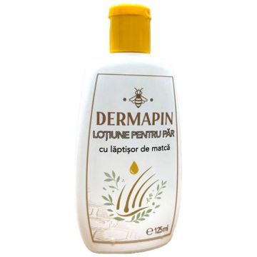 Lotiune pentru Par cu Laptisor de Matca - Dermapin Complex Apicol Veceslav Harnaj, 125 ml