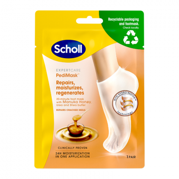 Masca pentru calcaie crapate cu miere de Manuka, 1 pereche, Scholl